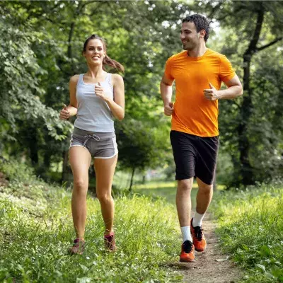 running en forêt